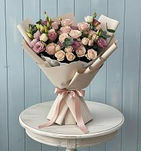 Букет цветов из:  Розы и Лизиантусы в Иншинский