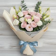 Букет цветов из:  Лизиантусы в Иншинский