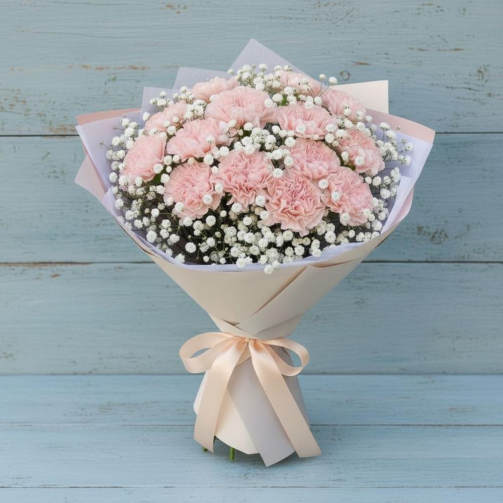 Букет цветов из: Гвоздики в Иншинский