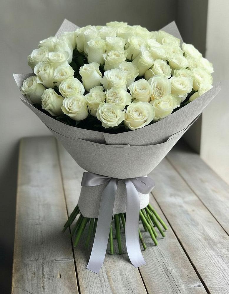 Букет 35 Белых роз в Иншинский
