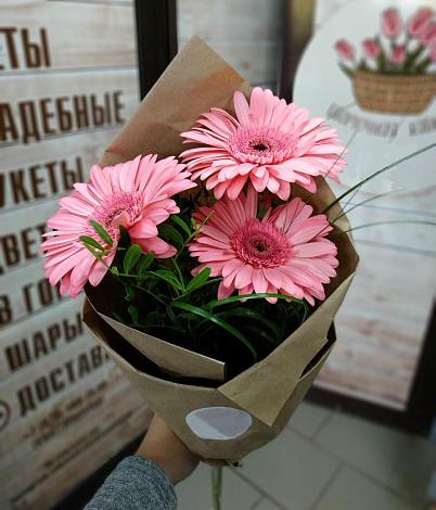 Букет цветов из: Герберы в Иншинский