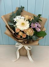 Букет цветов из:  Герберы и Хризантемы в Иншинский