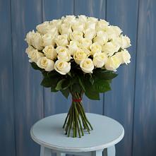 Букет 51 Белая роза Эдлесс Лав #REPLACE_PRED# Иншинский