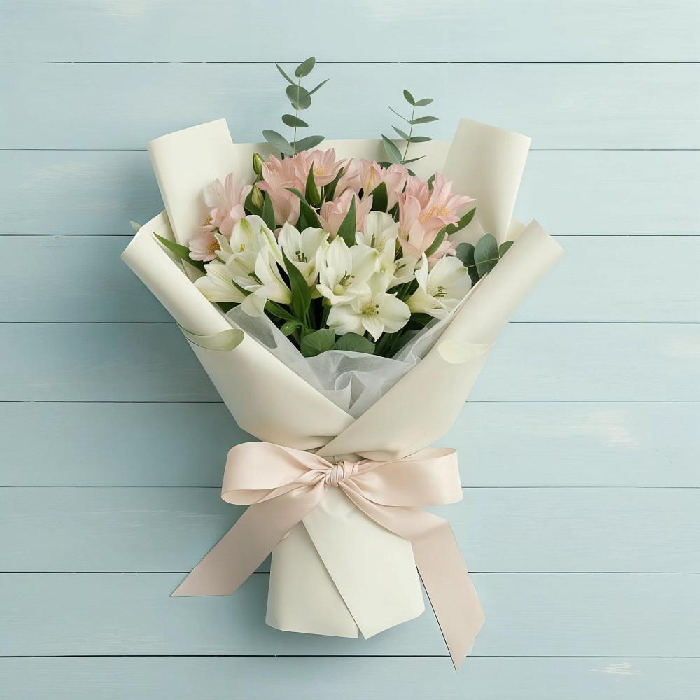 Букет цветов из: Альстромерии в Иншинский