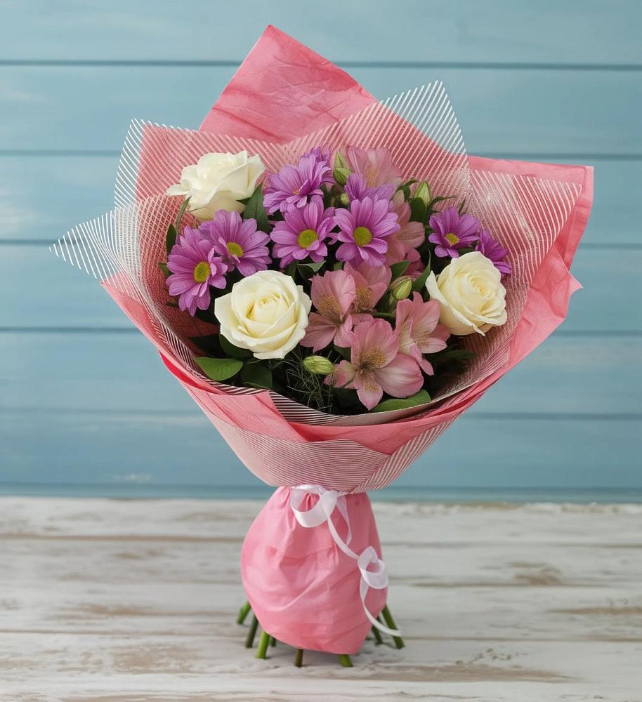 Букет цветов из: Герберы в Иншинский