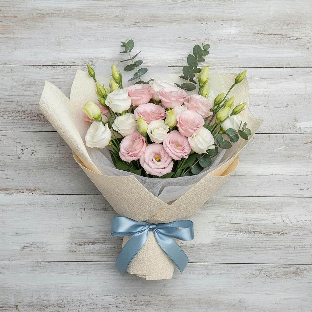 Букет цветов из: Лизиантусы в Иншинский